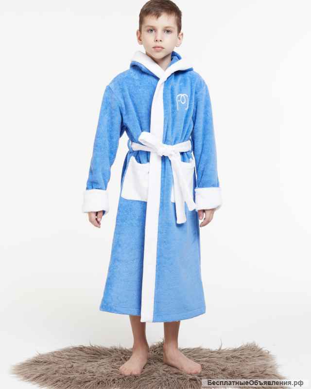 Халат банный домашний для девочки и для мальчика. Бренд Па.Ю.Ми