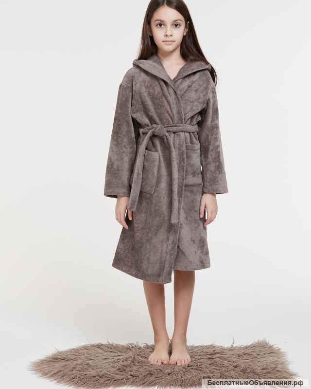 Халат банный домашний для девочки и для мальчика. Бренд Па.Ю.Ми