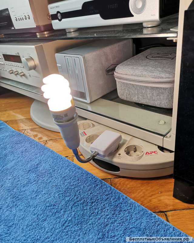 Адаптер EU-3 для розетки лампы E27 ЕС с выключателем ВКЛ / ВЫКЛ (ночник EU-3) оригинальный НОВЫЙ