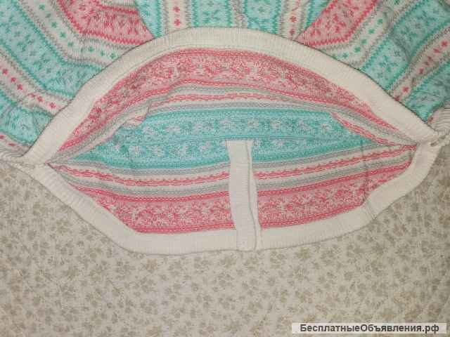 Gymboree новое фирменное Красивое Стильное Пончо с капюшоном р.4Т (рост 99-107)