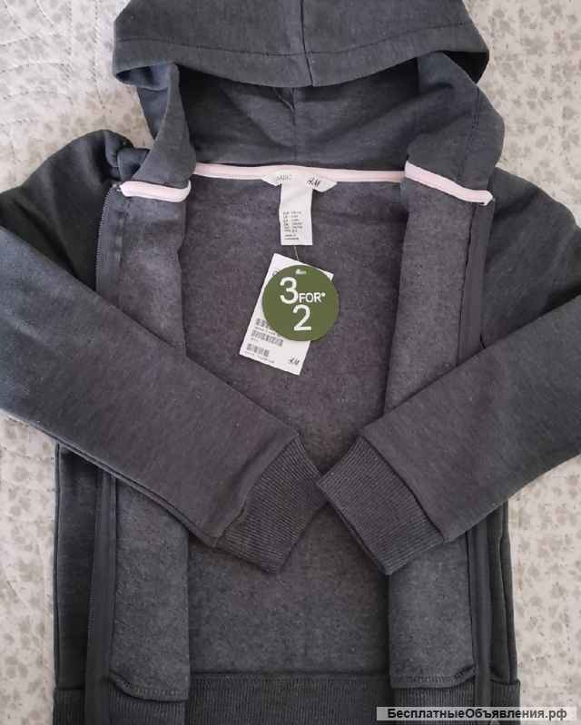 H&M новая фирменная Толстовка Худи р.4-6л