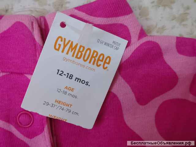 Gymboree Новый Фирменный Боди Лонгслив Футболка р.12-18 мес (рост 74-79 см)