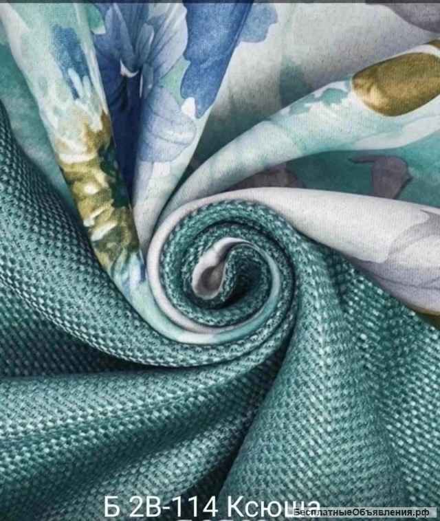 Дешёвые шторы из материала- лён- рогожка