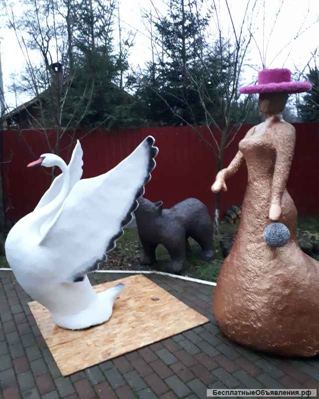 Фигуры, скульптуры для украшения территорий