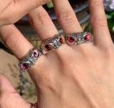 Кольцо Сова регулируемый размер