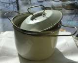 Кастрюля эмалированная со съёмными ручками