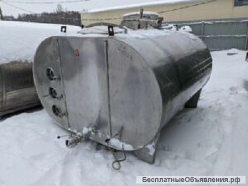 Творогоизготовитель горизонтальный (коагулятор), объем 3000 литров