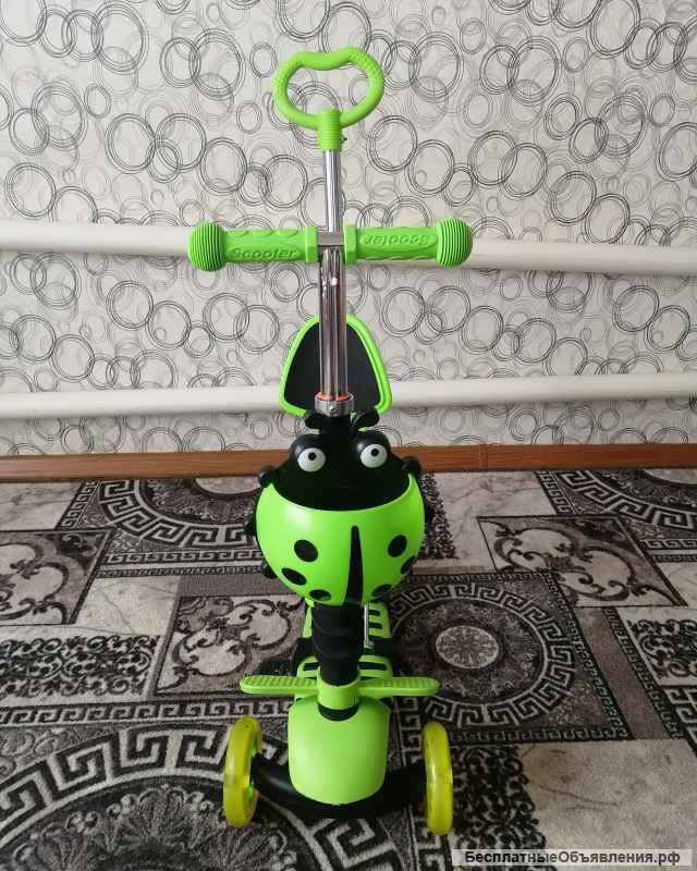 Самокат Божья коровка