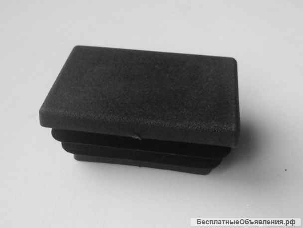 Пластиковая заглушка для профильной трубы 60х40 мм