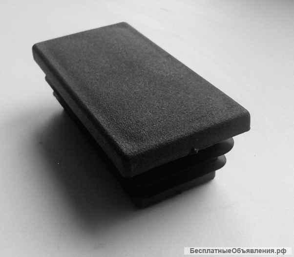 Пластиковая заглушка для профильной трубы 60х40 мм