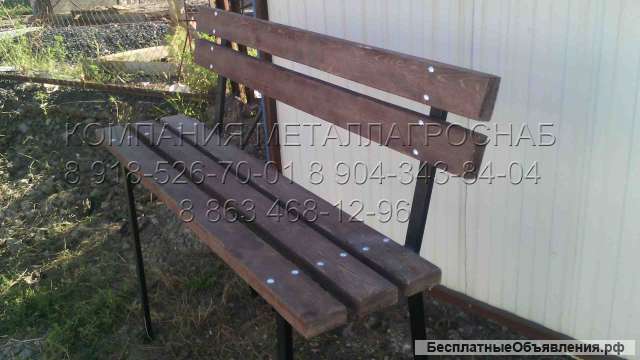Скамейка уличная, садовая и парковая-в Таганроге, Ростове-на-Дону, Краснодаре, Воронеже, Ставрополе
