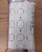 Выключатель Блок 3-х клавишный Выкл. + розетка Bylectrica