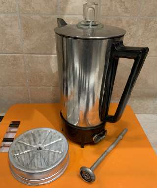 Советский винтаж: электрокофеварка гейзерная 1,2 л