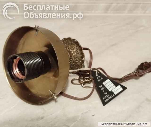 Винтаж: светильник потолочный (Югославия) новый