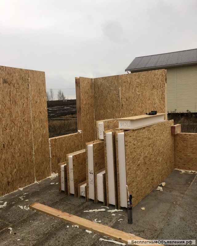 Домокомплект из SiP СИП панелей 6х6м