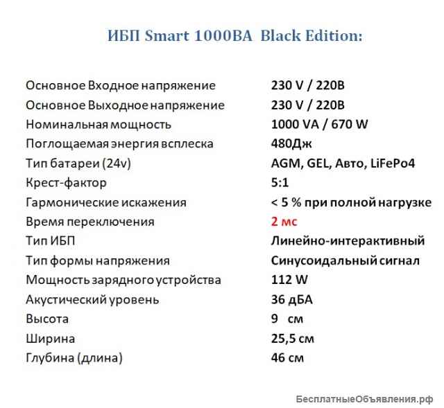 ИБП APC Smart 1000