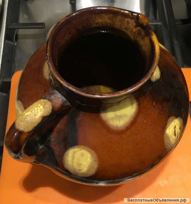 Советский винтаж: кувшин керамический глазурованный