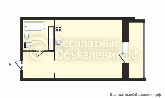 Студия 30 м2 10/16 эт Домбайская