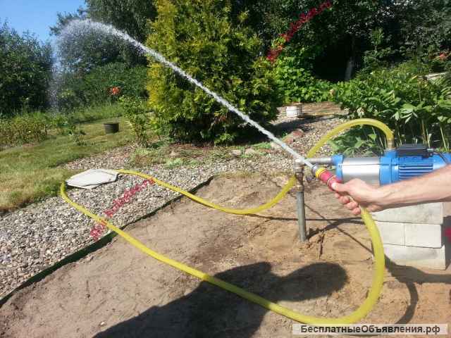 Бурение абиссинских скважин методом ручного гидробурения