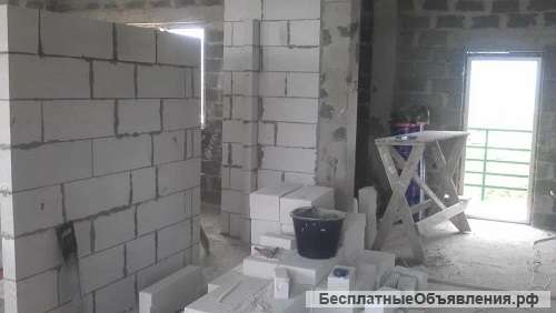 Кладка блоков