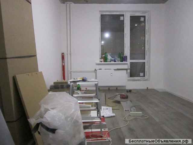 Укладка напольных покрытий