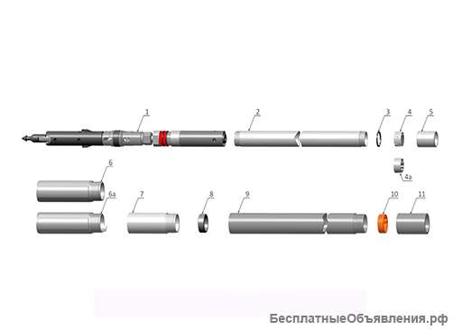 Колонковый набор NQ 306002 3м