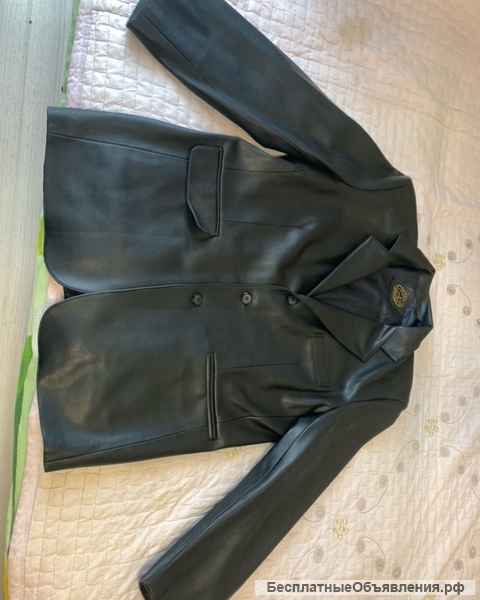 Пиджак кожаный