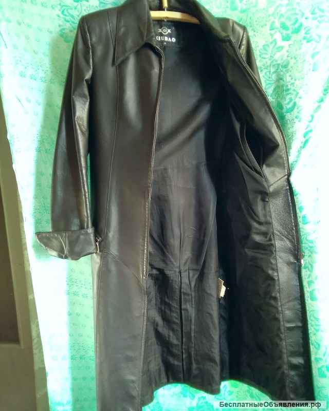 Плащ кожа натуральная р42-44