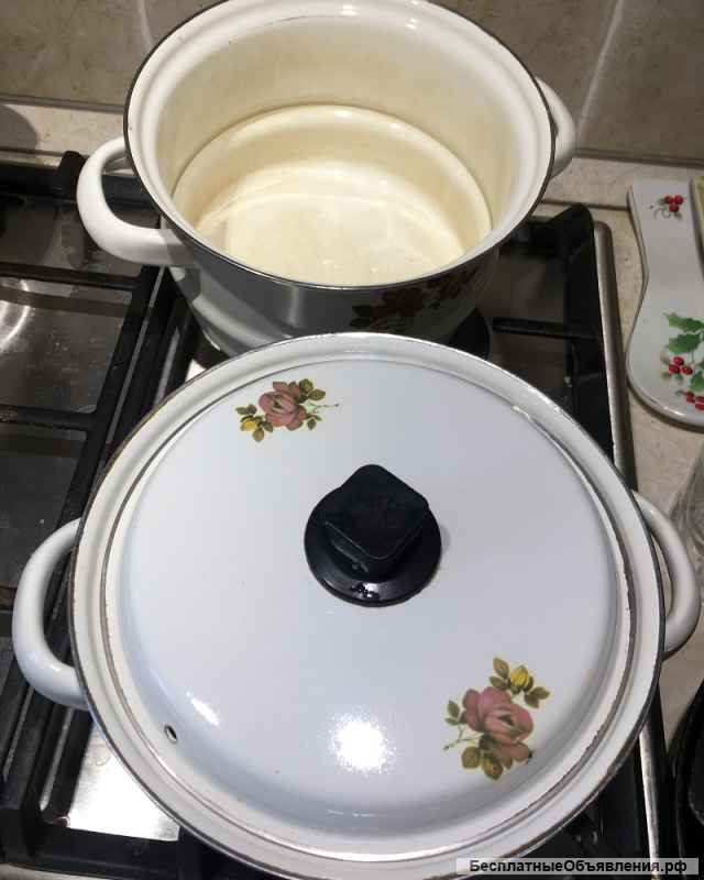 Набор из 2-х эмалированных кастрюль