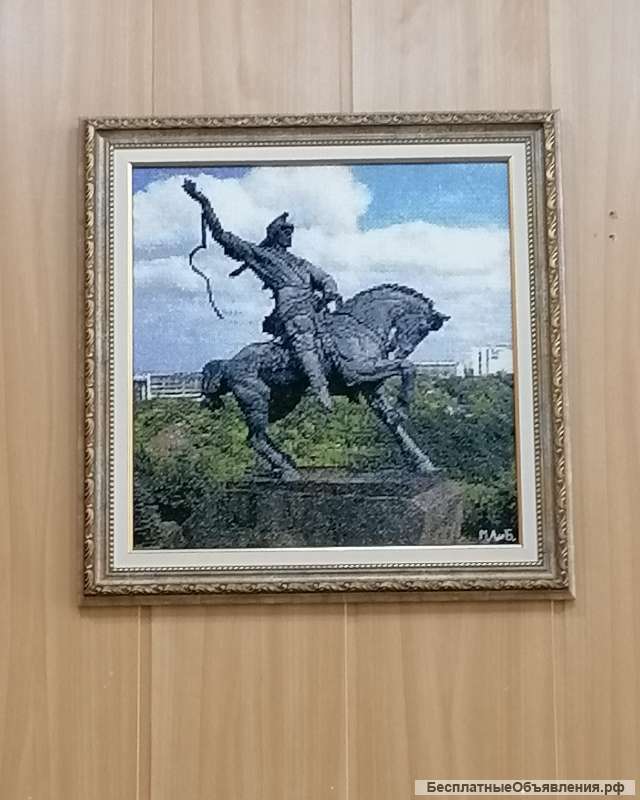 Картина памятника Салавату Юлаеву в Уфе
