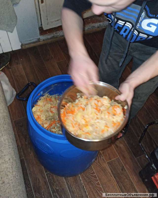 Капуста квашеная (домашняя)
