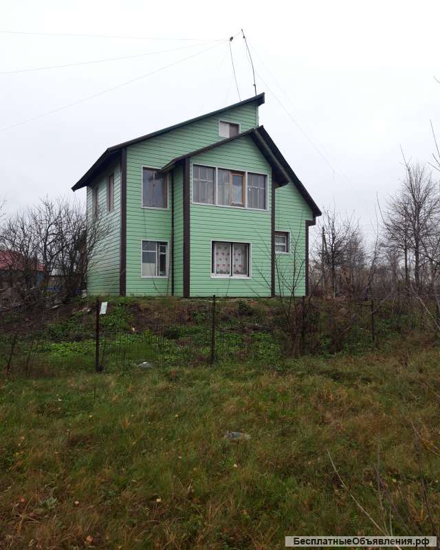 Загородный участокс домом, гаражом, хозпостройками меняю на комнату в Подольске или квартиру