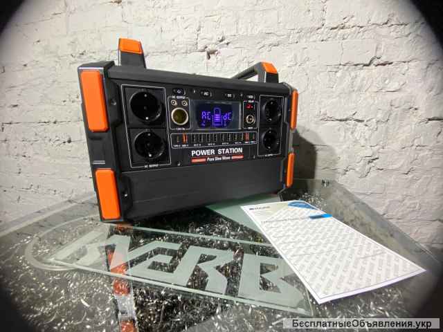 Зарядна електростанція 1000 Вт lifepo4 / Павербанк портативний