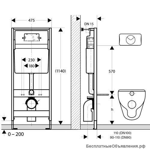 Инсталляция Schwab 850.8008