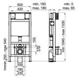 Инсталляция для унитаза Noken Smart Line 100104494