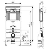 Инсталляция с кнопкой TECEbase K440921