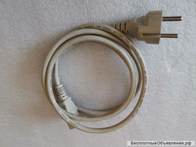 Качественный сетевой провод для ПК (провод питания) белый в ассортименте оригинальный