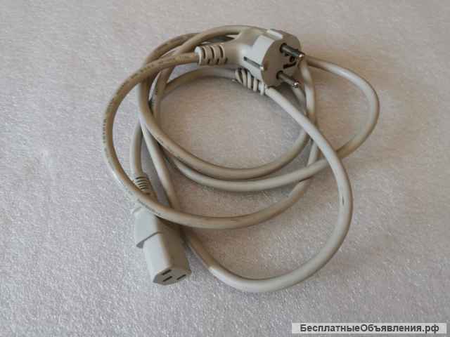Качественный сетевой провод для ПК (провод питания) белый в ассортименте оригинальный