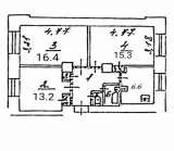 3-х комнатная квартира в историческом центре