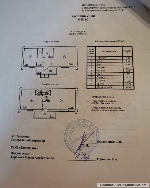 Таунхаус 70кв.м. рядом с Гатчиной