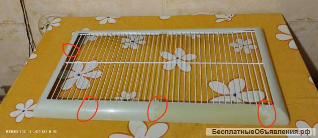 Клетка Ferplast Piano 4 (59*33*55см), б/у