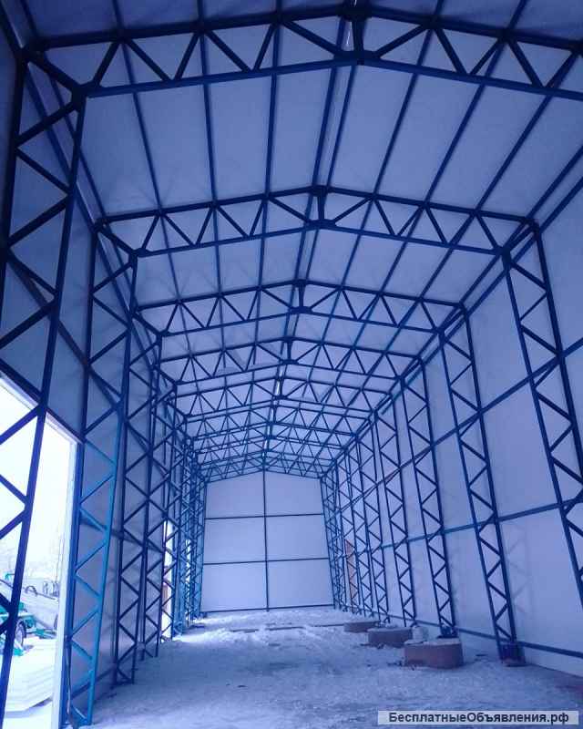 Ангар из сендвич панелей