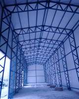 Ангар из сендвич панелей