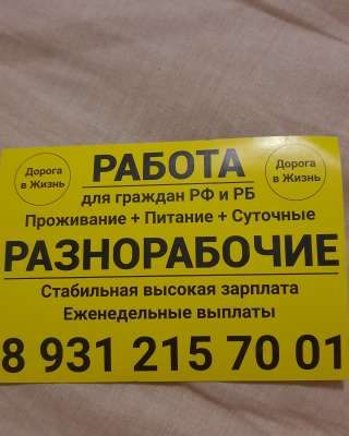 Разнорабочие
