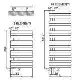 Полотенцесушитель Cordivari Kelly Flat