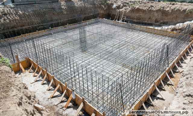 Устройство фундамента, плита