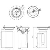 Раковина напольная NS Bath Entice 48