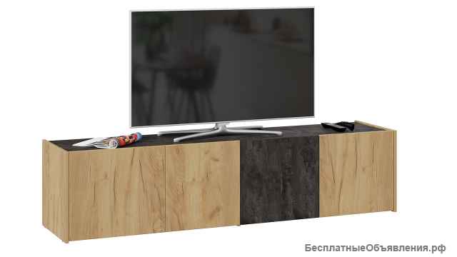 Тумба для ТВ «Рокс» Тип 1 Коричневый, Черный