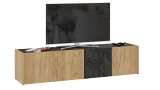Тумба для ТВ «Рокс» Тип 1 Коричневый, Черный