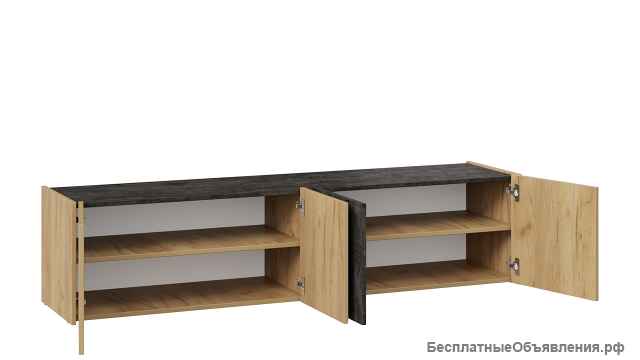 Тумба для ТВ «Рокс» Тип 1 Коричневый, Черный